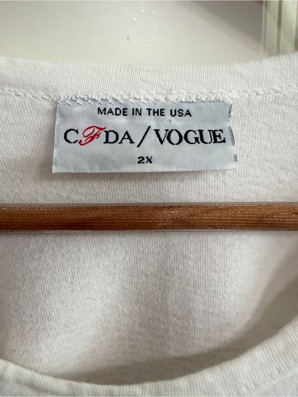 Vintage 2001 CFDA/VOGUE women’s Fashion for America tee size 2XL. Collectible - Picture 4 of 14